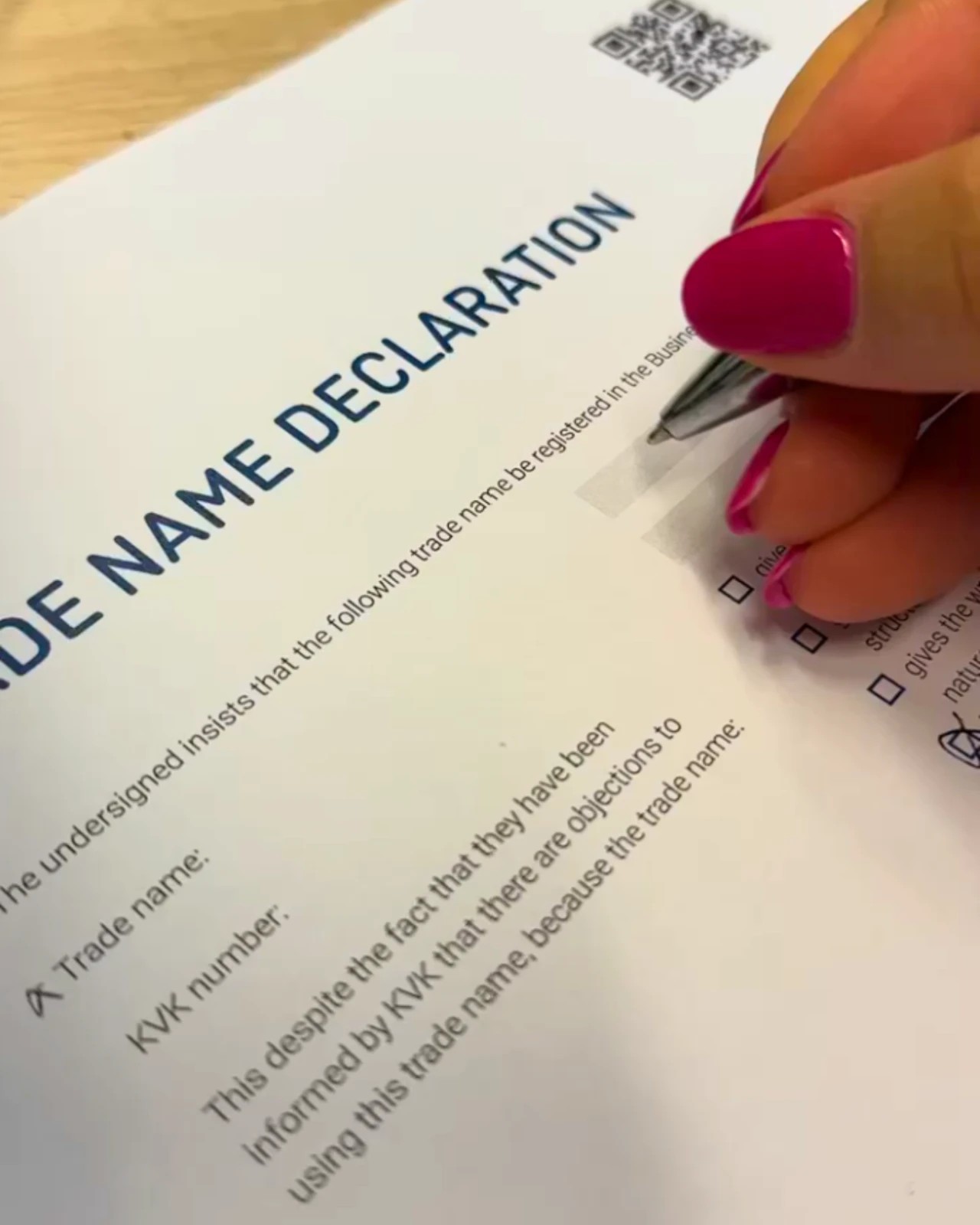 Registering impowr's trade name on launch day
