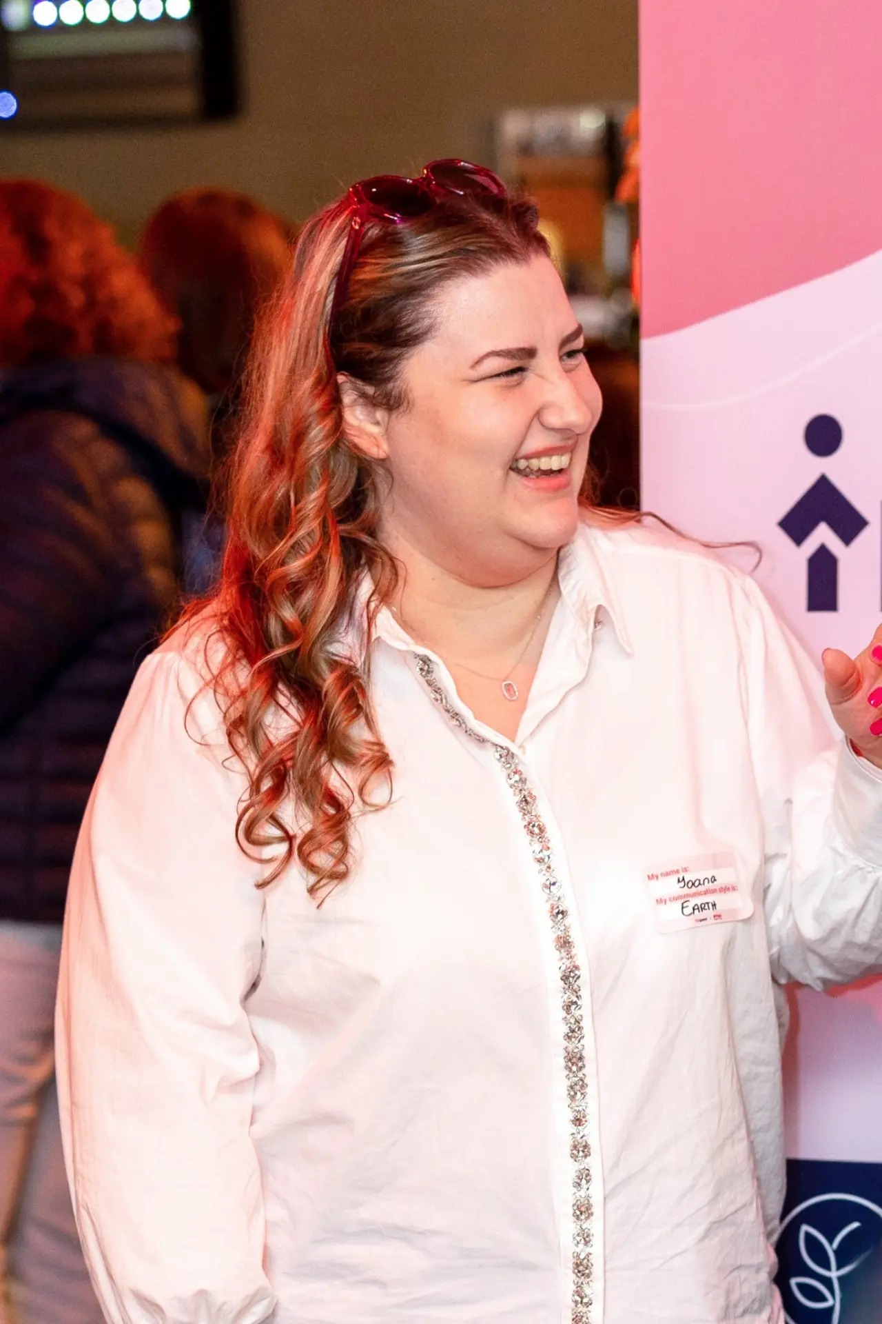 Yoana Leusin at impowr's launch day