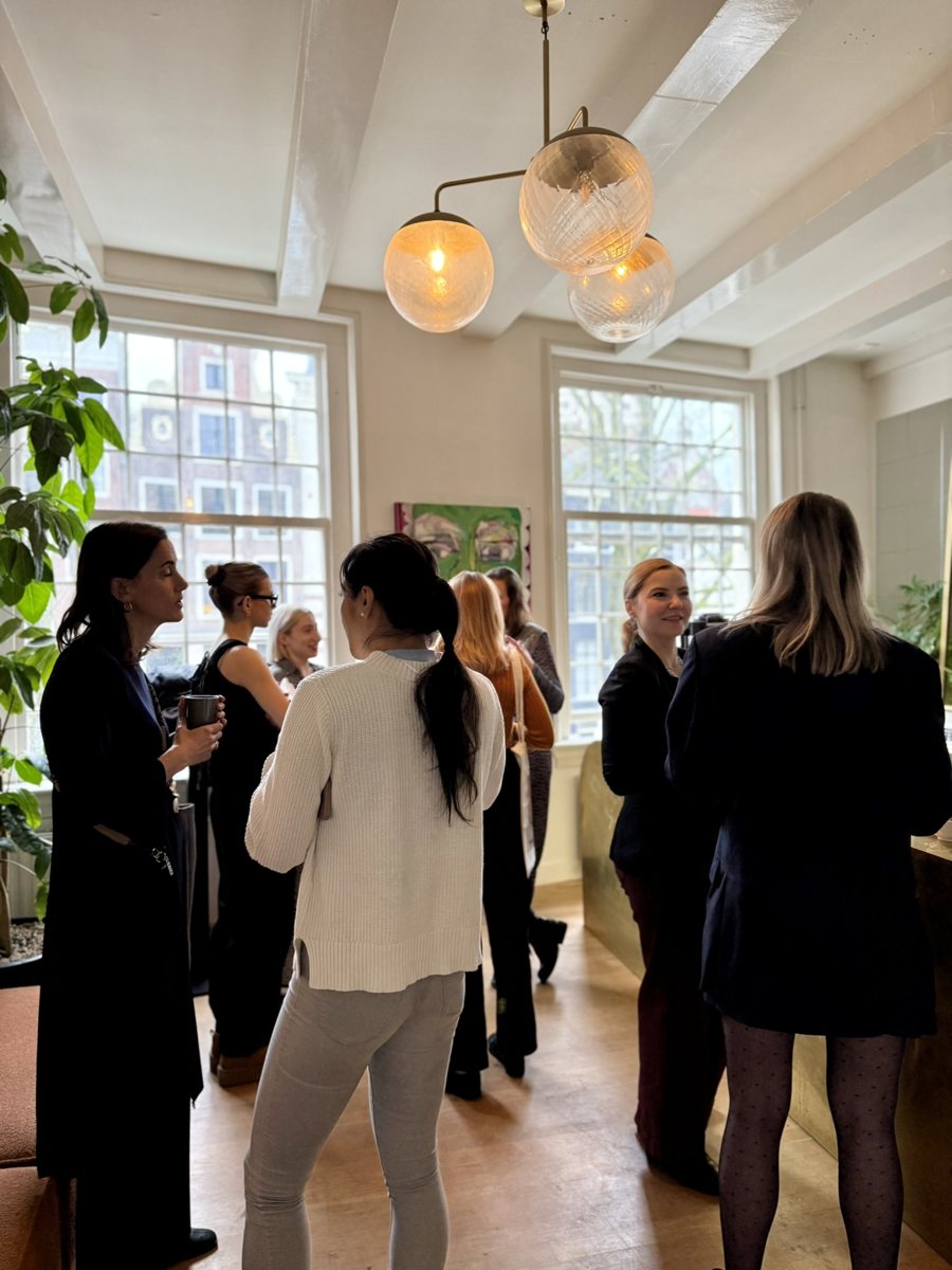 women networking at she talks money